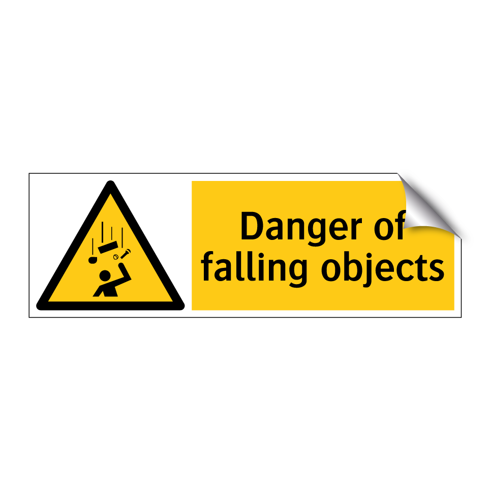 Danger of falling objects