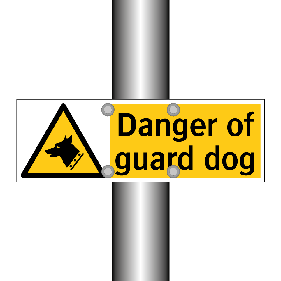 Danger of guard dog