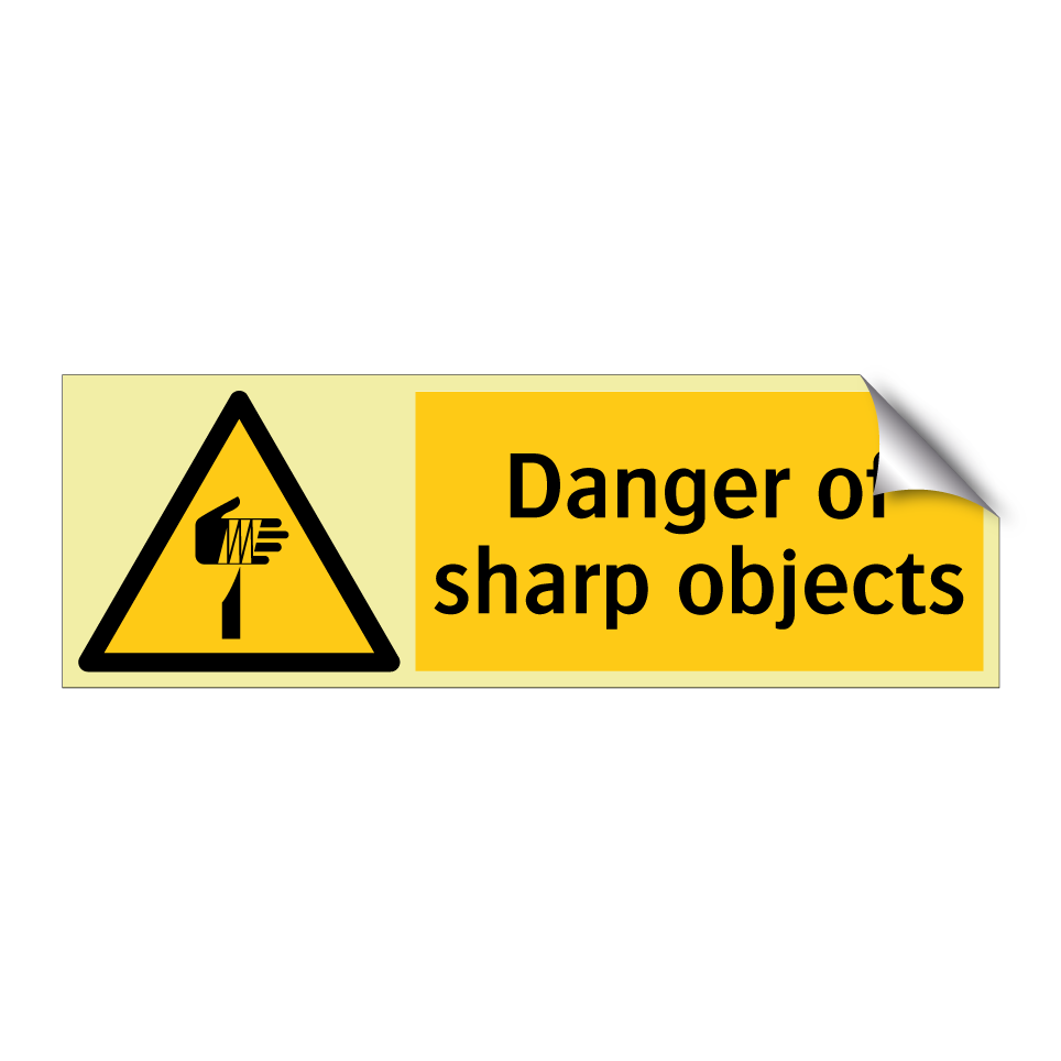 Danger of sharp objects