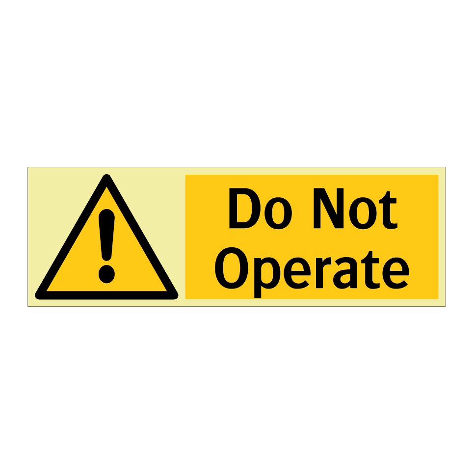 Do Not Operate