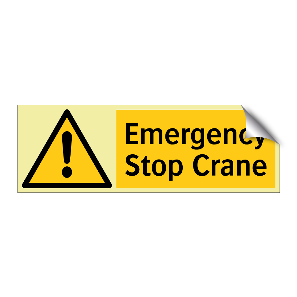 Emergency Stop Crane