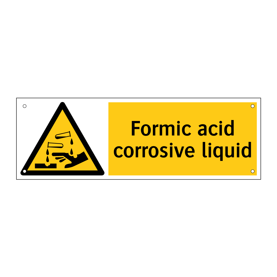 Formic acid corrosive liquid