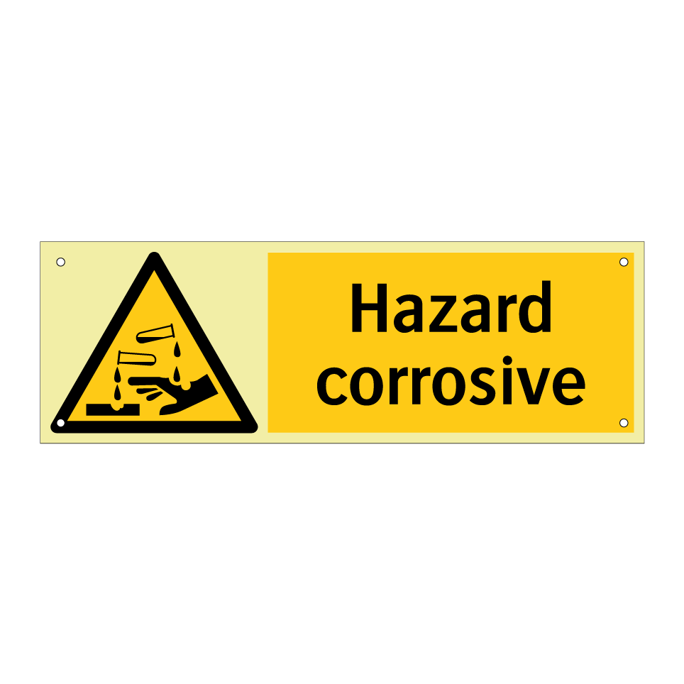 Hazard corrosive