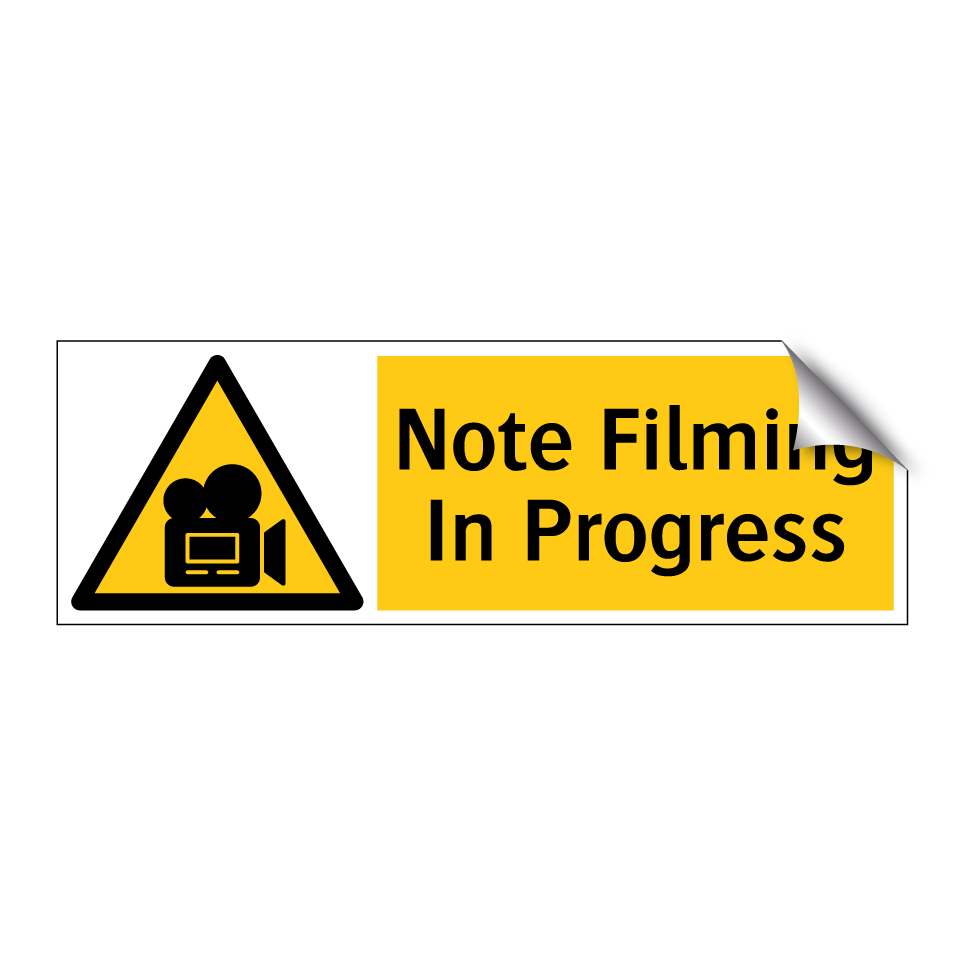 Note Filming In Progress