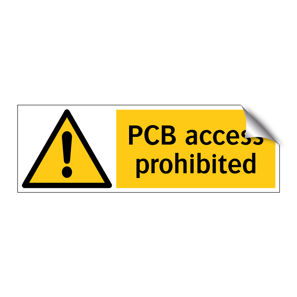 PCB access prohibited