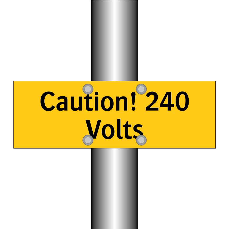 Caution! 240 Volts