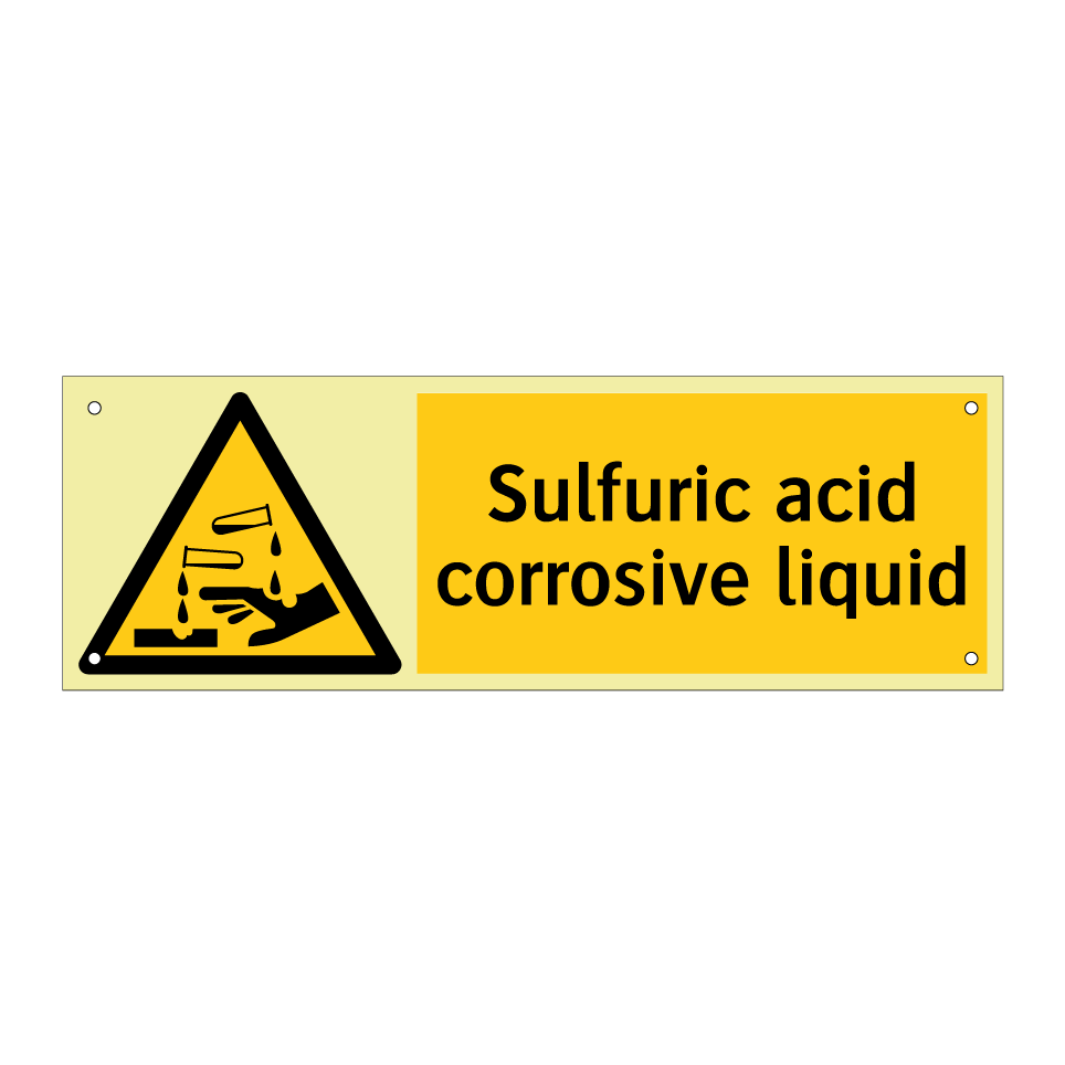 Sulfuric acid corrosive liquid