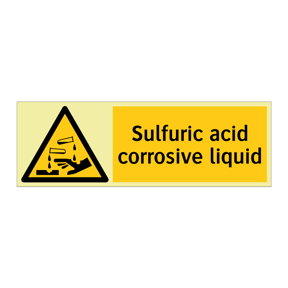 Sulfuric acid corrosive liquid