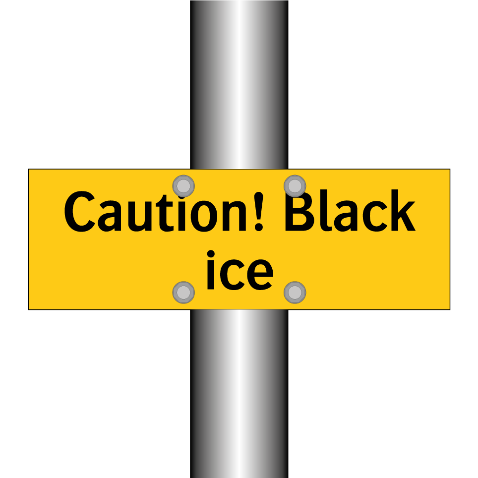 Caution! Black ice