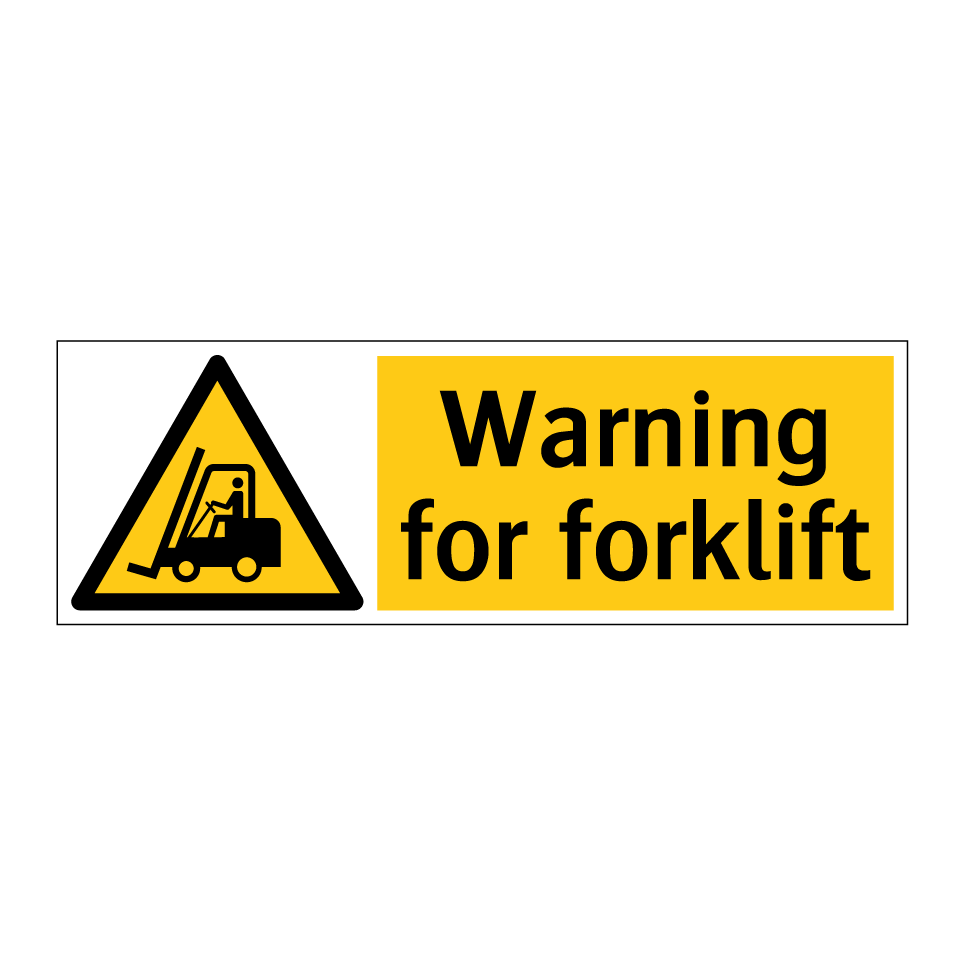 Warning for forklift
