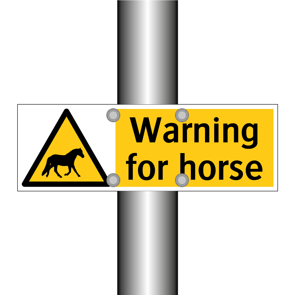 Warning for horse