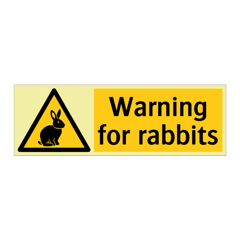 Warning for rabbits