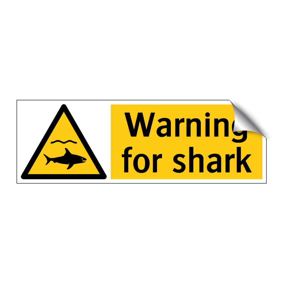 Warning for shark