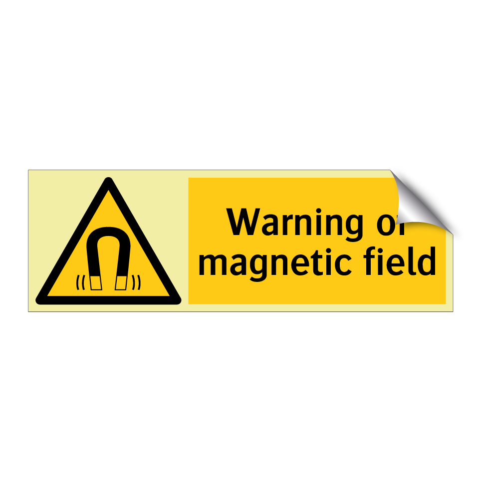 Warning of magnetic field