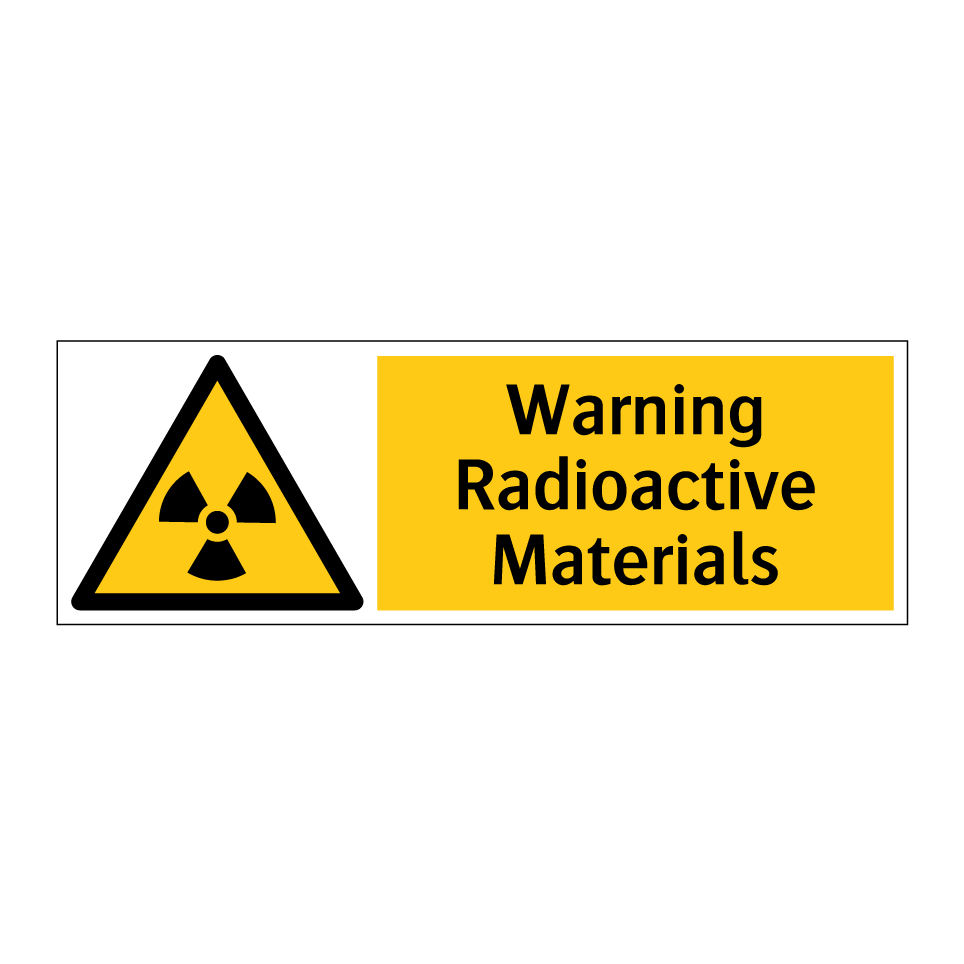 Warning Radioactive Materials