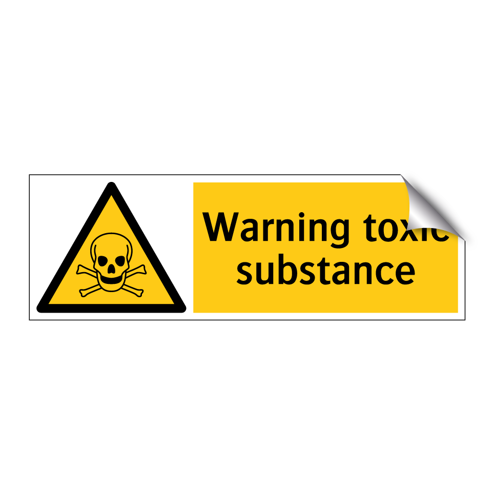 Warning toxic substance