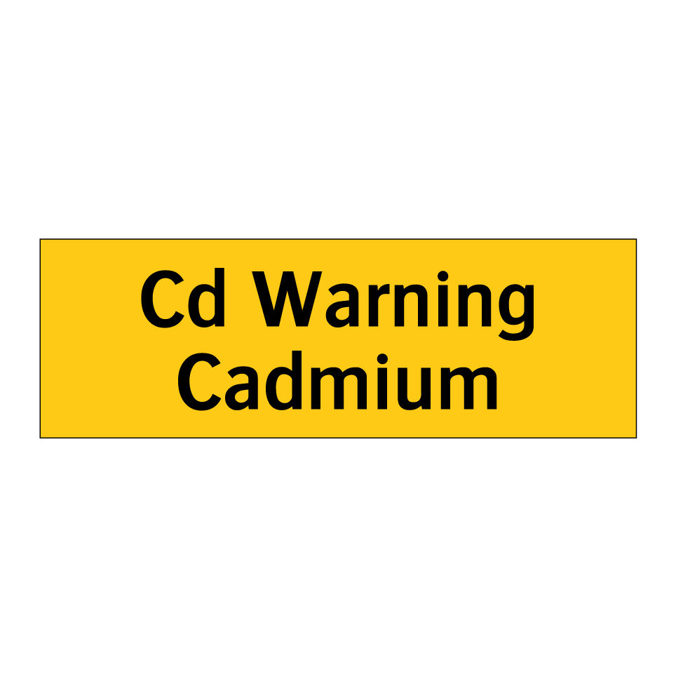 Cd Warning Cadmium