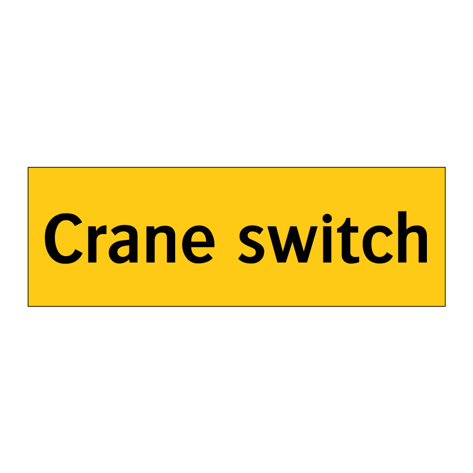 Crane switch