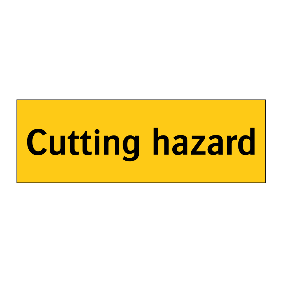 Cutting hazard