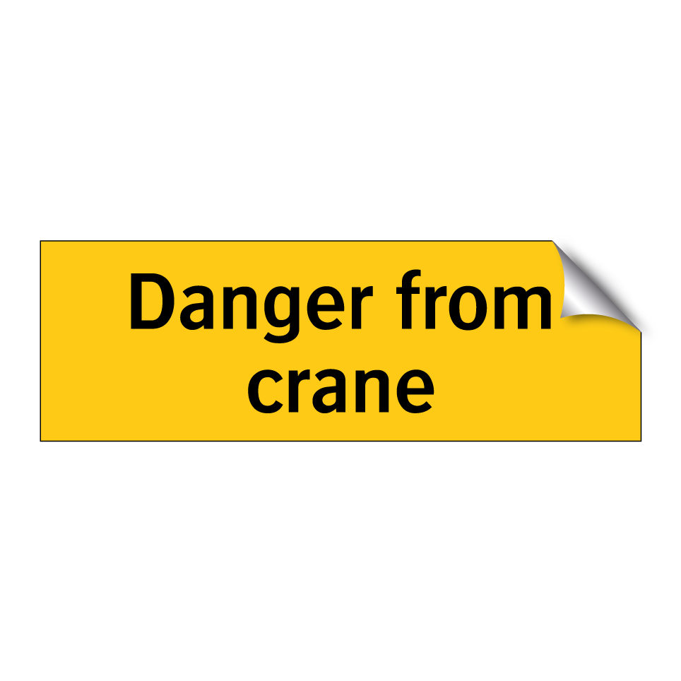 Danger from crane