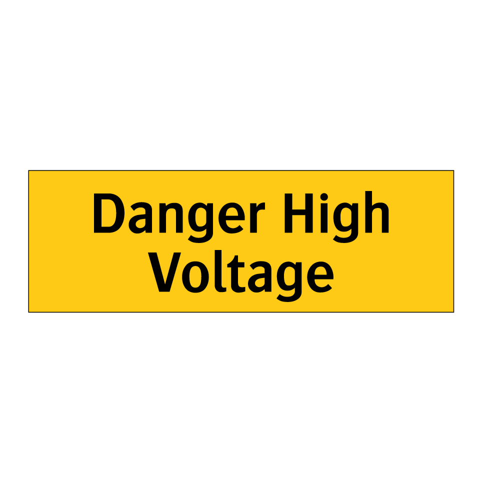 Danger High Voltage