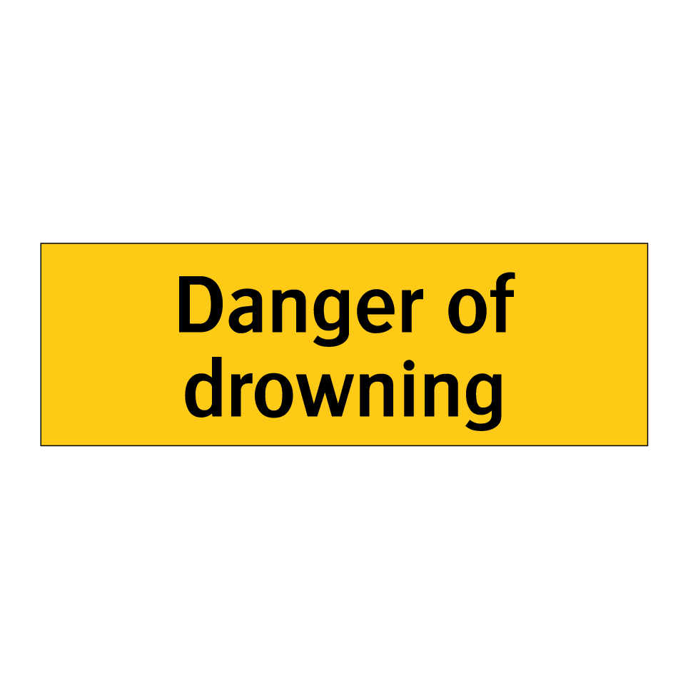 Danger of drowning