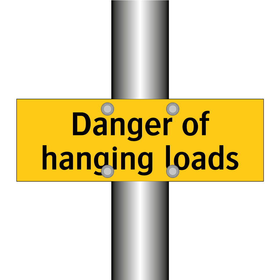Danger of hanging loads