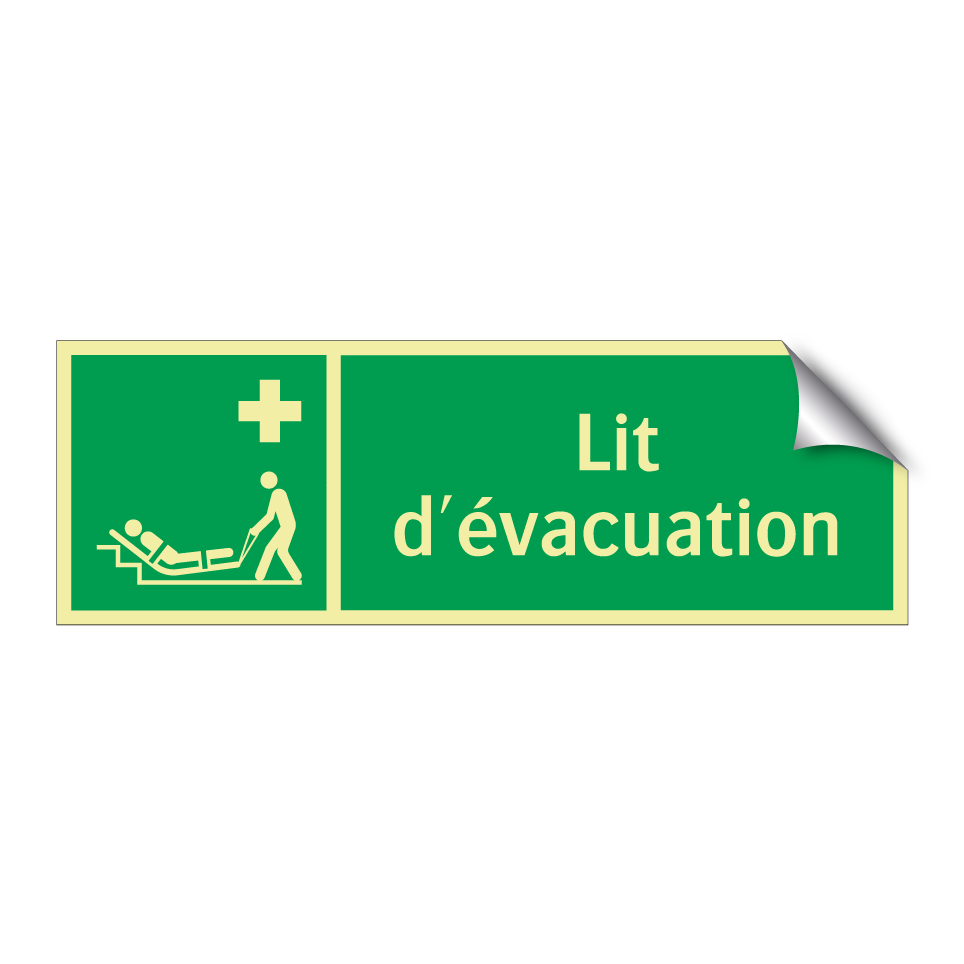 Lit d'évacuation