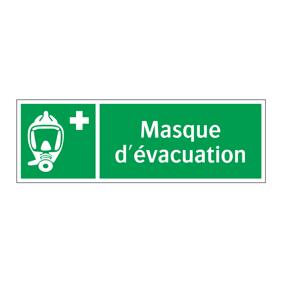 Masque d'évacuation