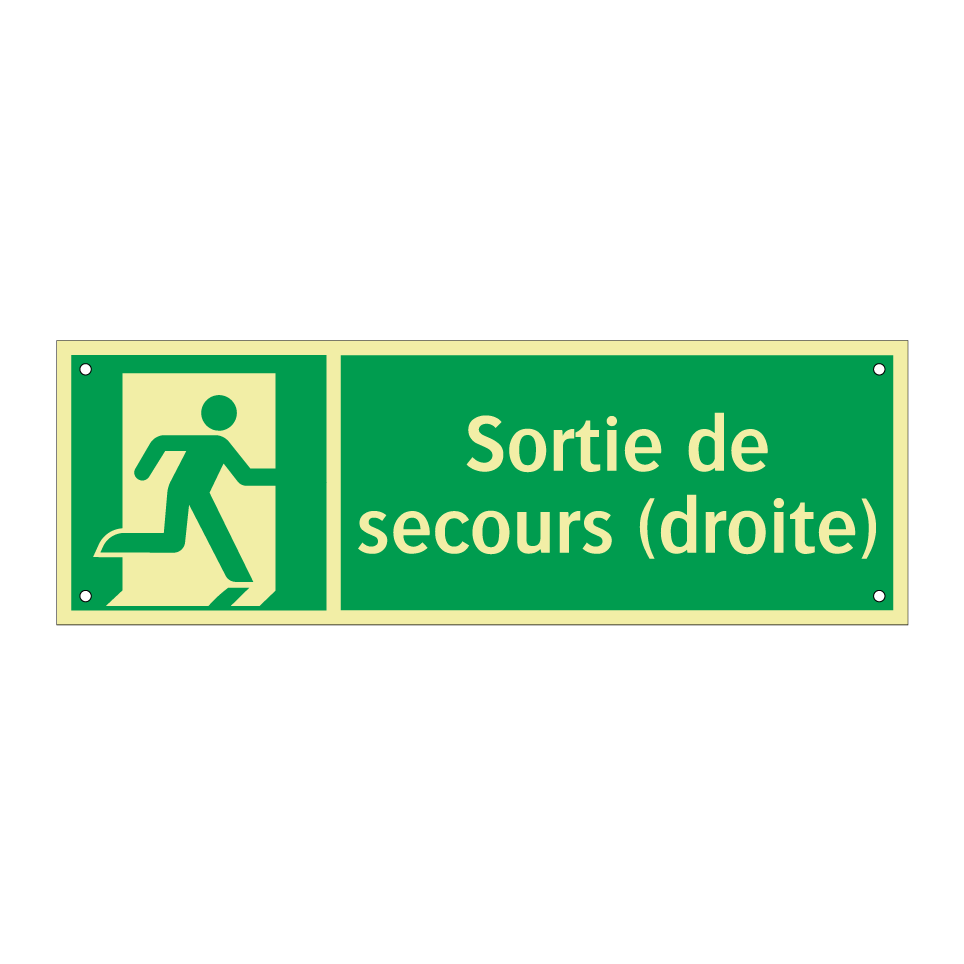 Sortie de secours (droite)