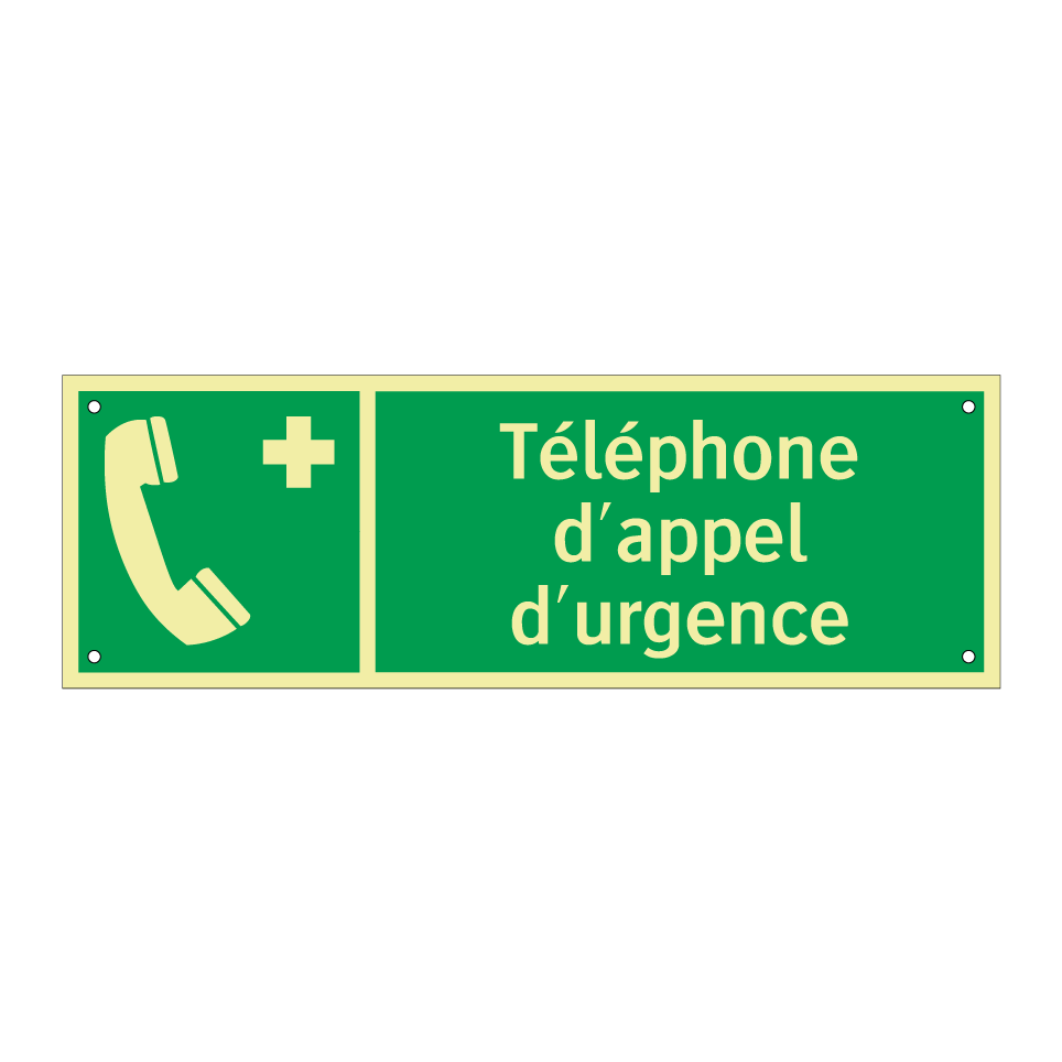 Téléphone d'appel d'urgence