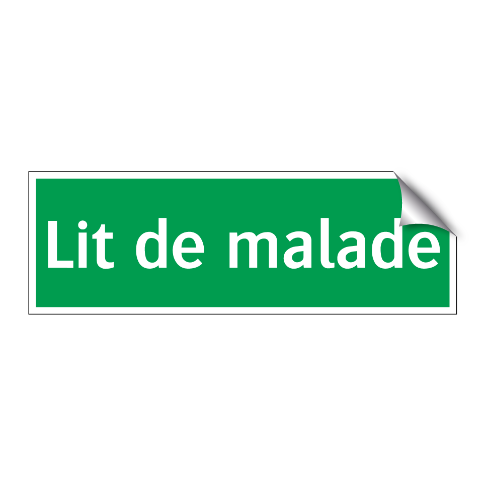 Lit de malade