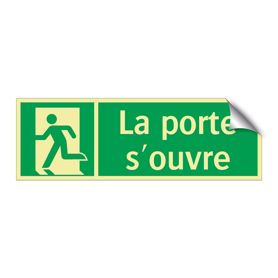 La porte s'ouvre