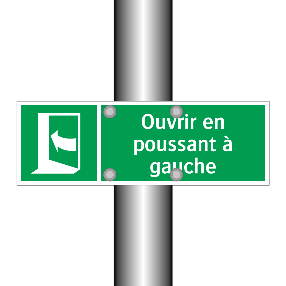 Ouvrir en poussant à gauche