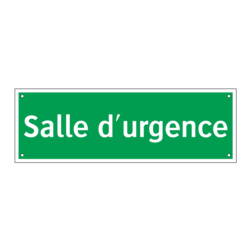 Salle d'urgence