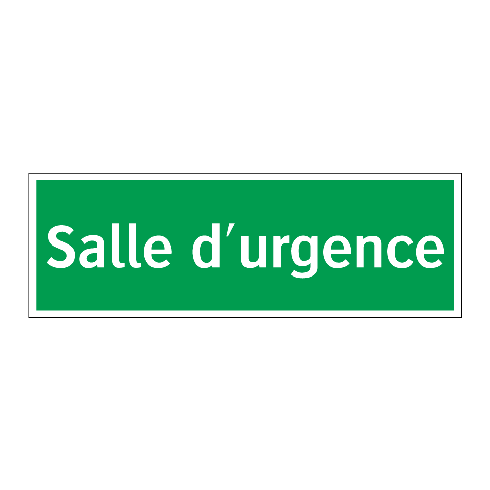 Salle d'urgence