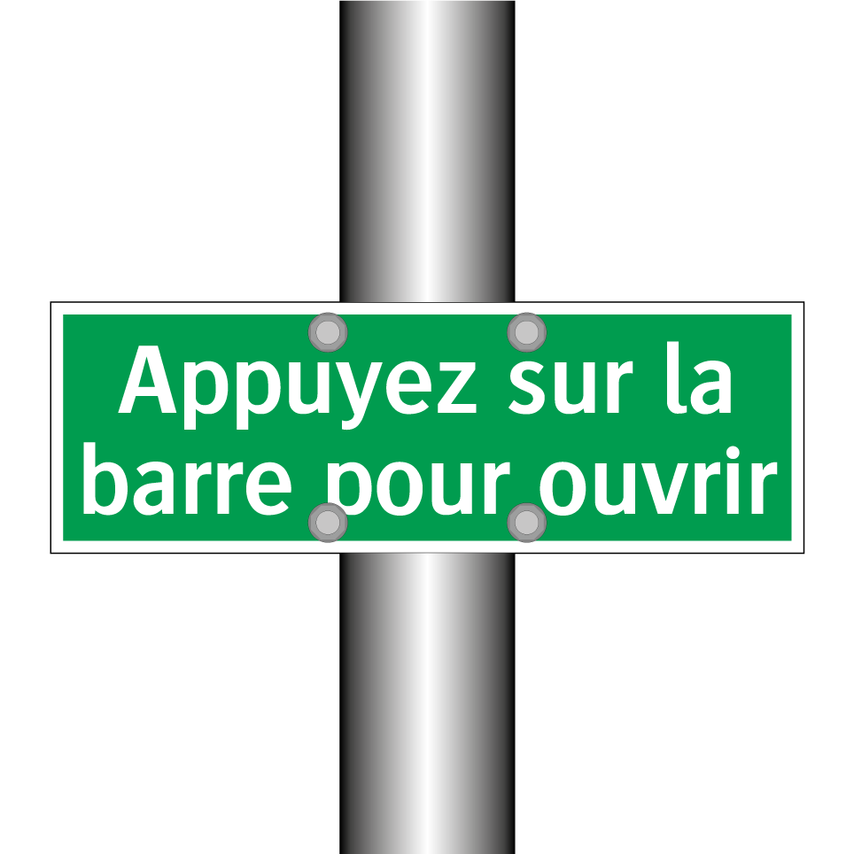 Appuyez sur la barre pour ouvrir