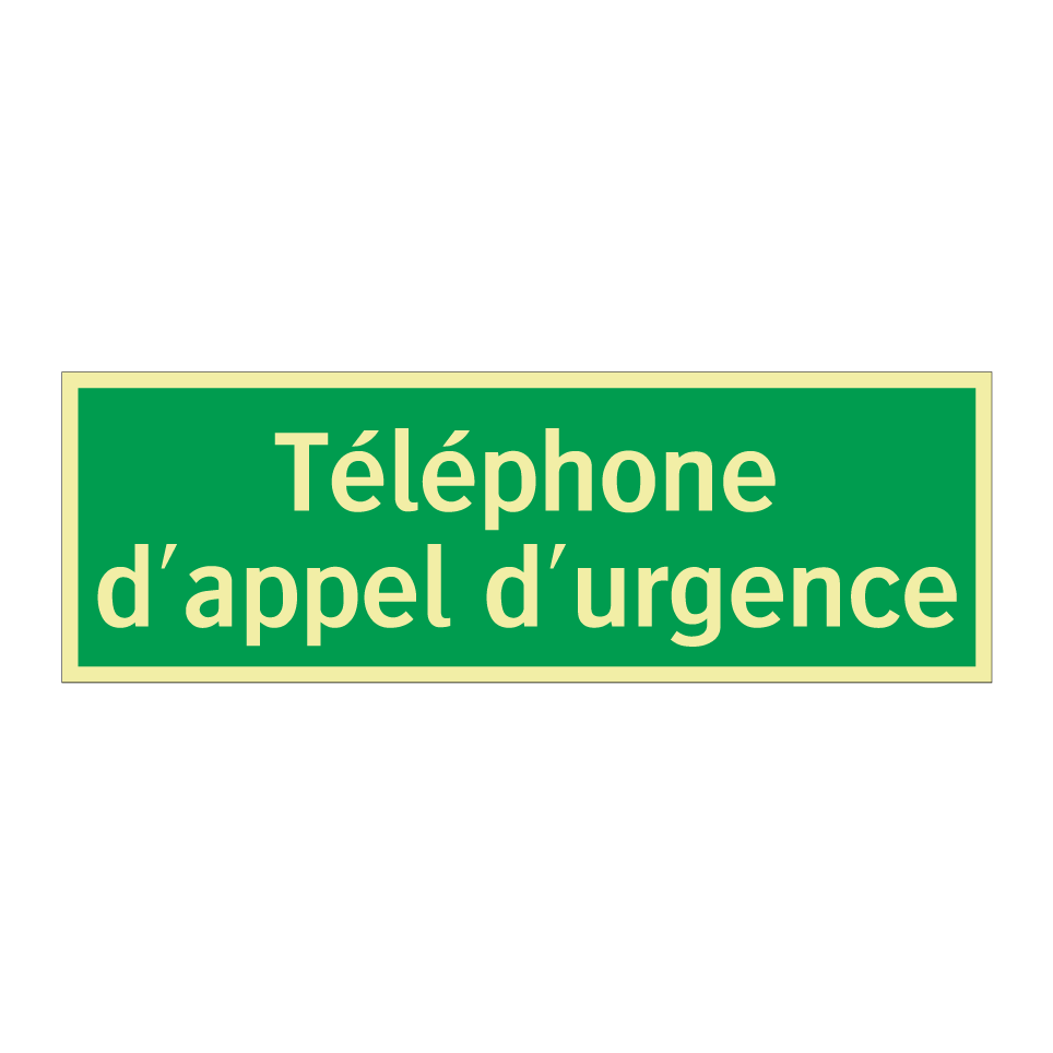 Téléphone d'appel d'urgence