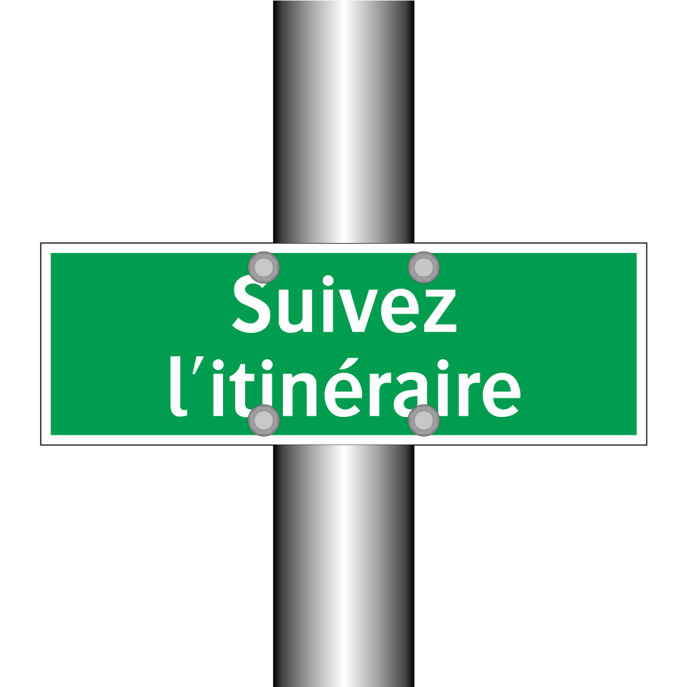 Suivez l'itinéraire