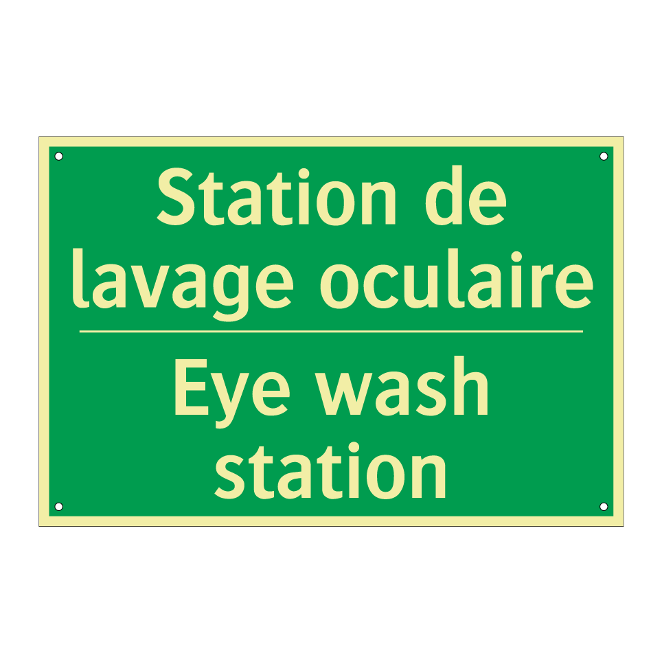 Station de lavage oculaire - Eye wash station