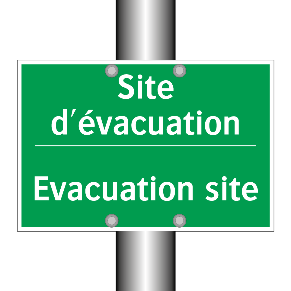 Site d'évacuation - Evacuation site