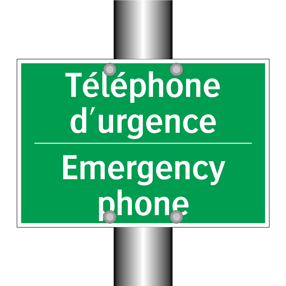 Téléphone d'urgence - Emergency phone