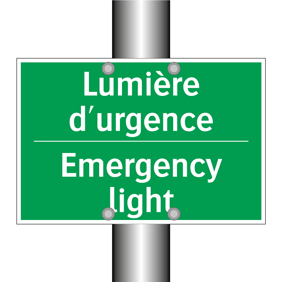 Lumière d'urgence - Emergency light