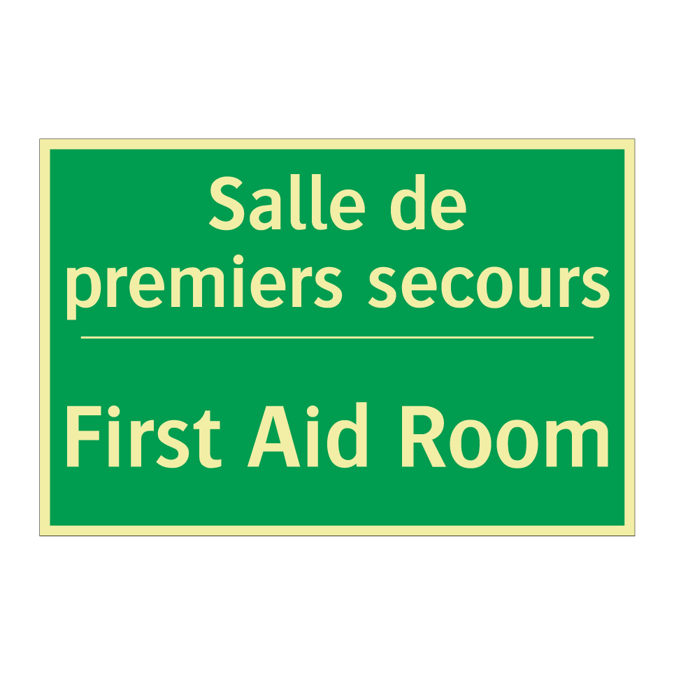 Salle de premiers secours - First Aid Room