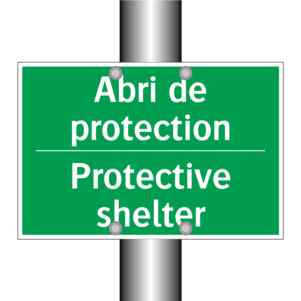 Abri de protection - Protective shelter