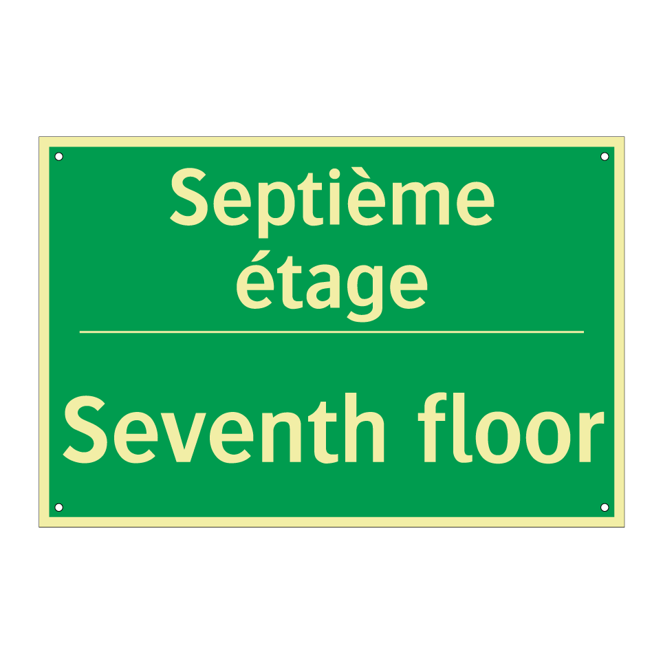 Septième étage - Seventh floor