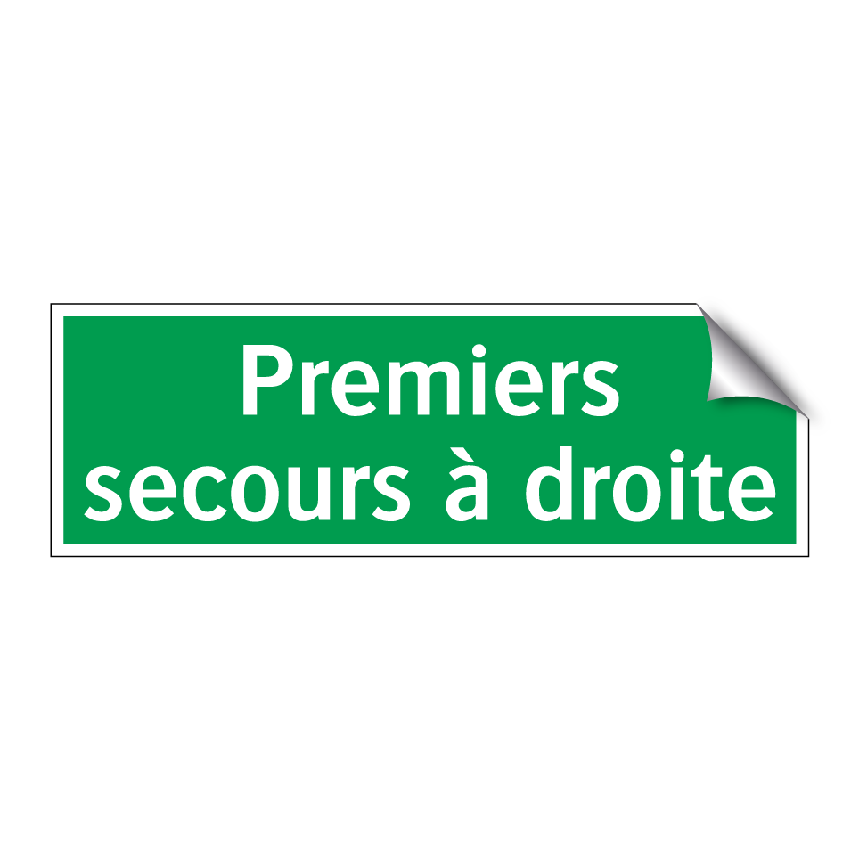 Premiers secours à droite