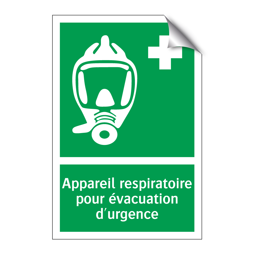 Appareil respiratoire pour évacuation d'urgence