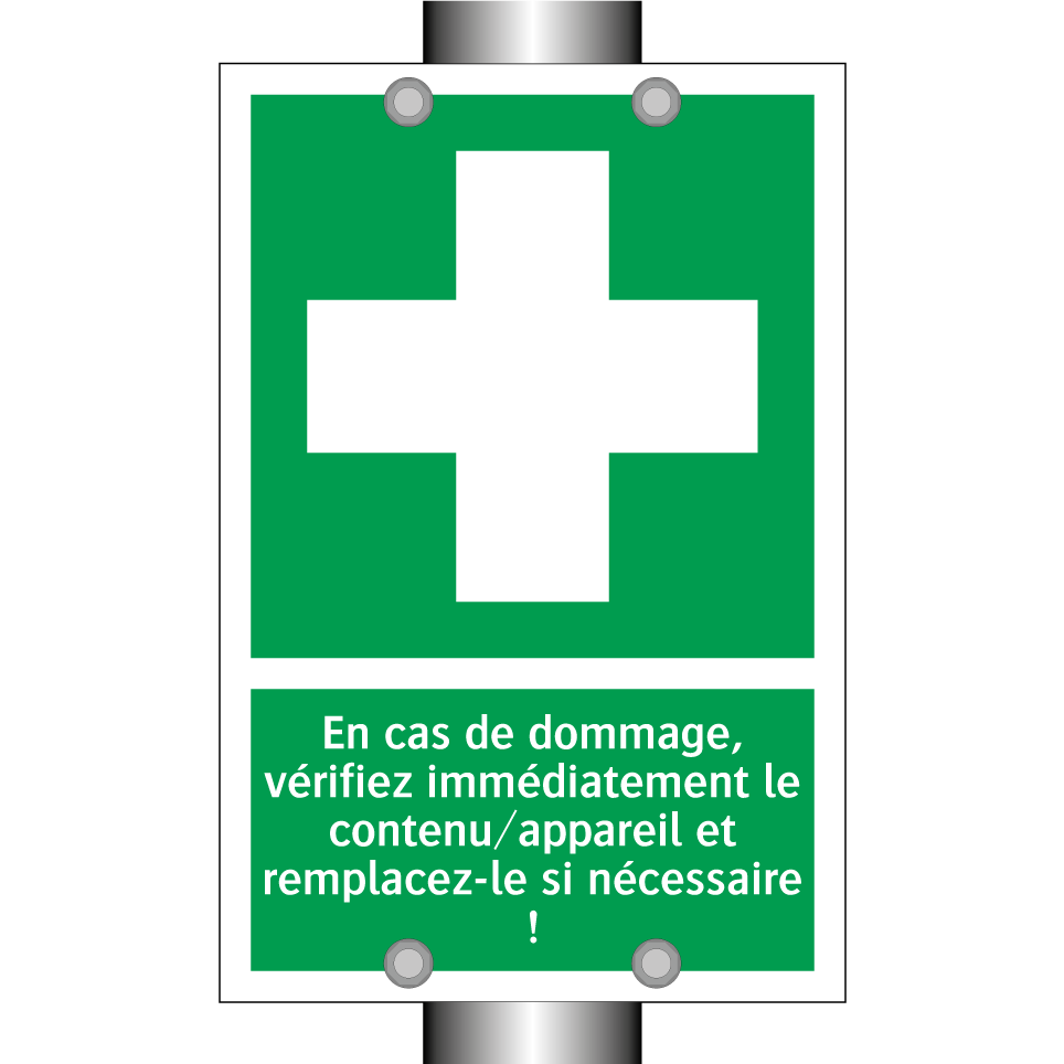 En cas de dommage, vérifiez immédiatement le contenu/appareil et remplacez-le si nécessaire !
