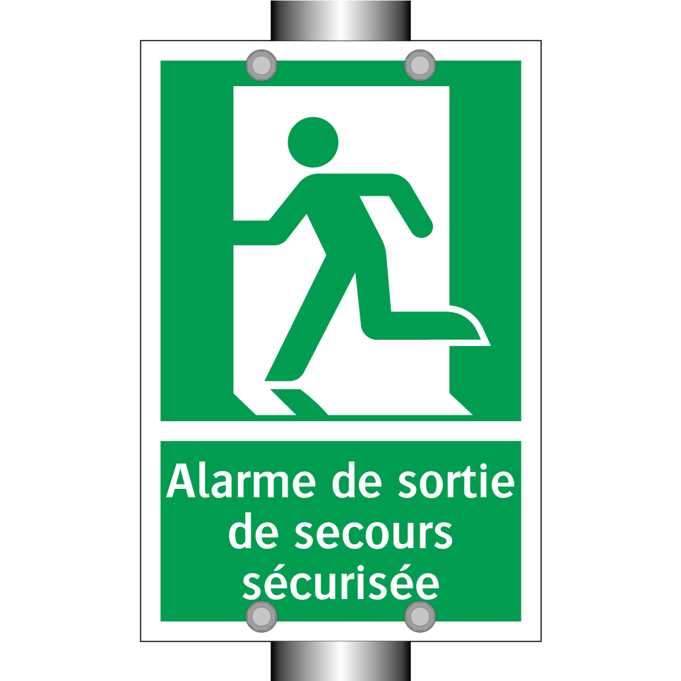 Alarme de sortie de secours sécurisée